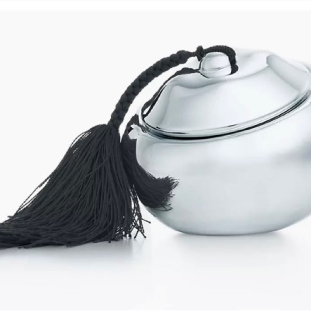 Tiffany’s Elsa Paretti Pumpkin Box, sterling silver, new.